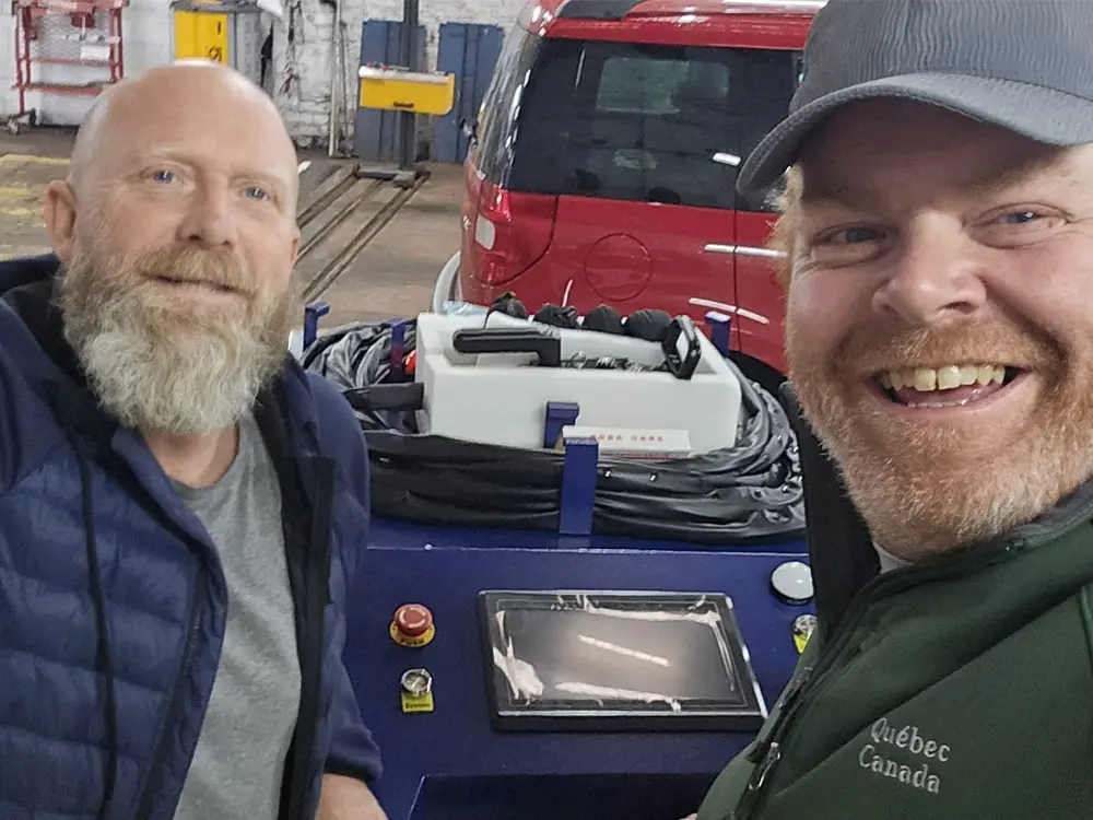 industrial laser cleaner client review