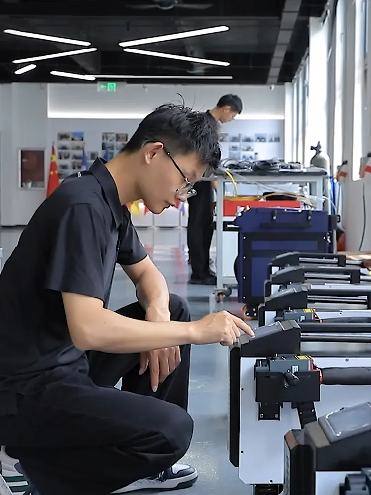 laser machine quality control testing