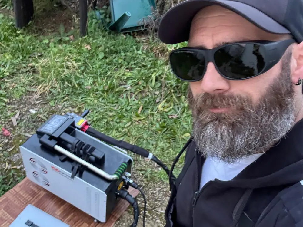 portable handheld laser cleaning machine feedback