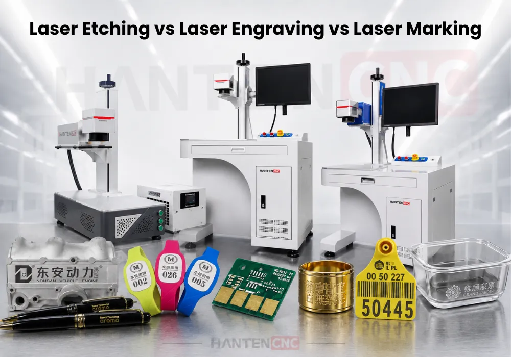 laser etching vs laser engraving vs laser marking